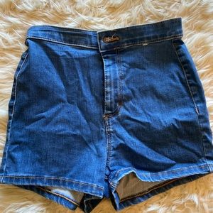 Topshop Joni denim shorts
